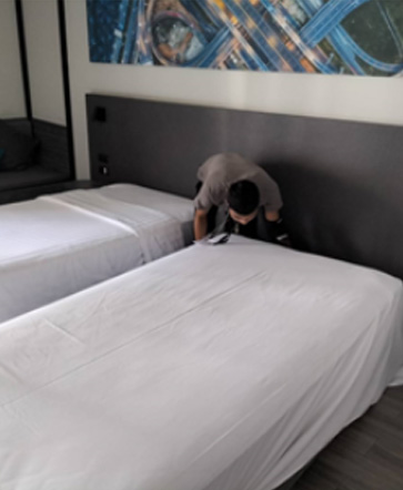 แม่บ้านทำความสะอาดโรงแรม พนักงาบริการโรงแรม พนักงานส่วนกลาง