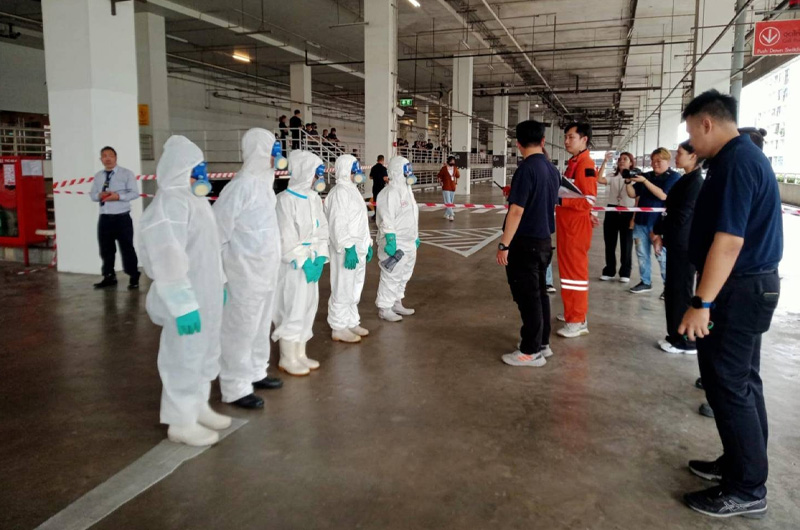 ซ้อมแผนเผชิญเหตุ เซ็นทรัล พระราม 9