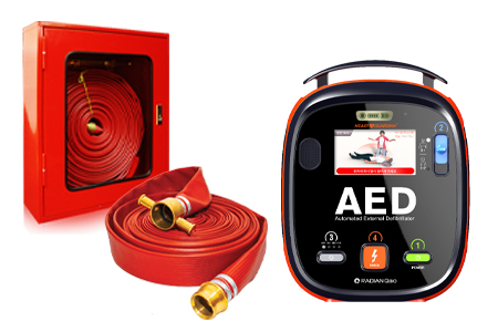 อุปกรณ์ดับเพลิงทุกชนิด - เครื่อง AED