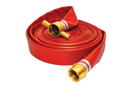 สายดับเพลิง สายส่งน้ำดับเพลิงผ้าใบ - Fire Hose